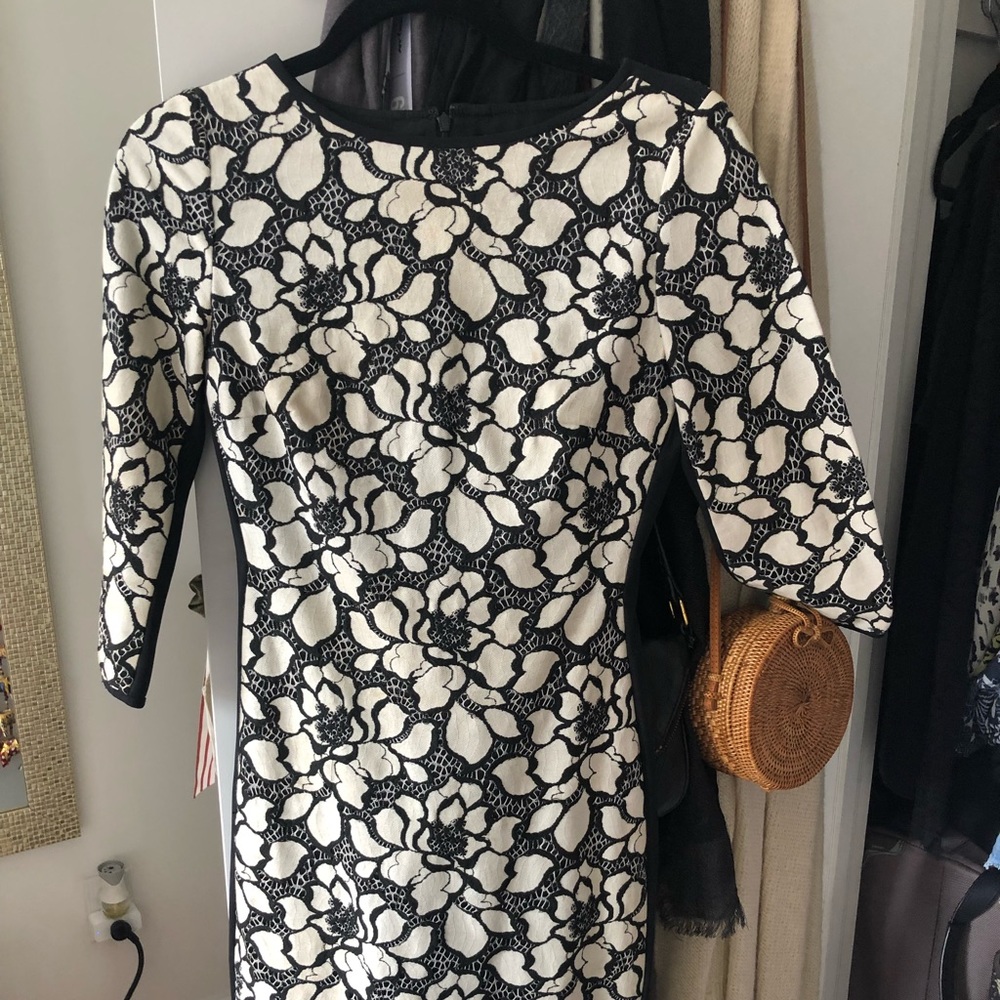 Beautiful black and white lace Reiss dress